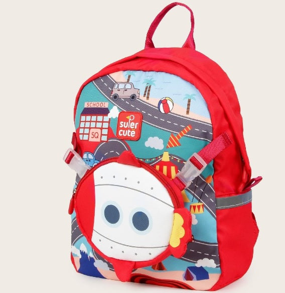Supercute - Okul Çantası - 2in1 Rocket